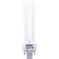 (25 Pack) Sylvania 20671 Cf13Dd/E/835/Eco 13-Watt 3500K 4-Pin Double Tube Compact Fluorescent Lamp