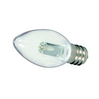 Satco S9156 Candelabra Bulb In Light Finish, 2.13 Inches, Candela, Clear