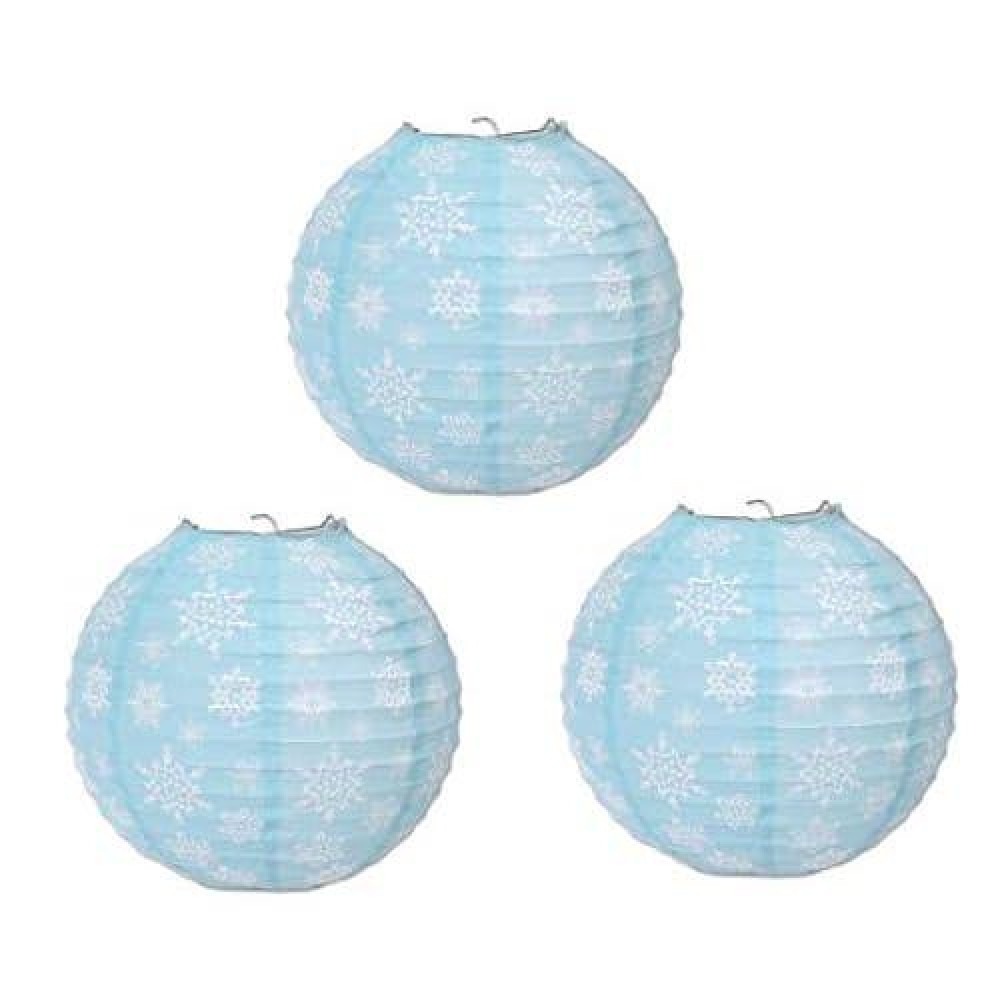 Beistle Snowflake Paper Lanterns, 9-1/2-Inch,...