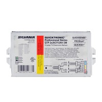 Sylvania Qtp2X26Cf/Unv-Dm Compact Fluorescent Ballast, 2-Lamp, T4, Cfl, 120/277V