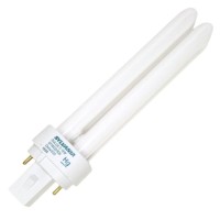 Sylvania (10 Pack) 21110 Cf18Dd/835/Eco 18-Watt 3500K 2-Pin Double Tube Compact Fluorescent Lamp, 10 Count (Pack Of 1), White