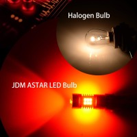 Jdm Astar Extremely Bright Px Chipsets 3056 3156 3057 3157 Led Bulbs For Brake Light Tail Lights, Brilliant Red