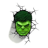 3Dlightfx Marvel Avengers Hulk Face 3D Deco Light