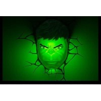 3Dlightfx Marvel Avengers Hulk Face 3D Deco Light