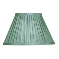 Oaks Lighting 10-Inch Sage Green Immitation Mushroom Pleated Shade, Fabric,