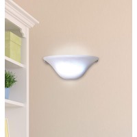 Its Exciting Lighting Iel4300 Frosted Marble Glass Half Moon Sconce With Frosted Marbleized Glass Shade In Half Moon Shape Ba