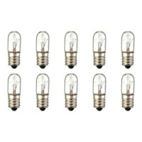 Cec Industries #3T4/120V Bulbs, 120 V, 3 W, E12 Base, T-4 Shape (Box Of 10)