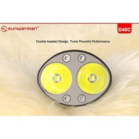 Sunwayman D40C Dual-Head Flashlight 2000Lm - Uses 2X18650