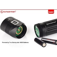 Sunwayman D40C Dual-Head Flashlight 2000Lm - Uses 2X18650