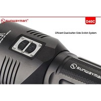 Sunwayman D40C Dual-Head Flashlight 2000Lm - Uses 2X18650