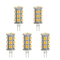 Hero-Led Btg4-18T-Cw Back Pin Tower G4 Led Halogen Replacement Bulb, 3.6W, 20-25W Equal, Cool White 6000K, 5-Pack(Not Dimmable)