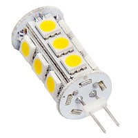 Hero-Led Btg4-18T-Cw Back Pin Tower G4 Led Halogen Replacement Bulb, 3.6W, 20-25W Equal, Cool White 6000K, 5-Pack(Not Dimmable)