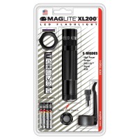 Maglite Xl200 Led 3-Cell Aaa Flashlight Tactical Pack, Black