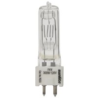 Sunlite Fkw 300W/T6/120V/Gy9.5 300-Watt, 120-Volt, Bi-Pin Based, Stage And Studio T6 Bulb, Clear