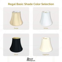 Royal Designs, Inc. True Bell Lamp Shade - Eggshell - 9 X 18 X 13.625