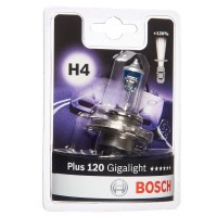 Bosch Headlight Bulb Plus 120 Gigalight H4 12V 6055W P43T (Bulb X1)