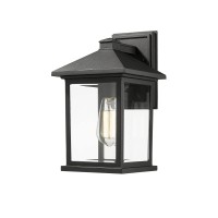 Z-Lite 531M-Bk 1 Outdoor Wall Light, Black