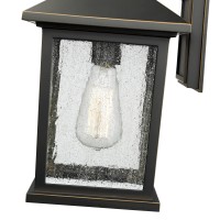 Z-Lite 531M-Bk 1 Outdoor Wall Light, Black