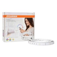 Sylvania Smart Zigbee Flex Expansion Lightstrips, Rgbw Full Color And Tunable White, Works With Smartthings, Wink, And Amazon Echo Plus, Hub Needed For Alexa / Google Assistant - 1 Pack