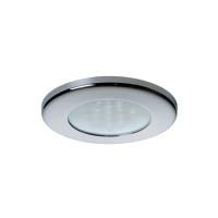 QUICK TED CT DOWNLIGHT LED 2W IP40 WARM WHITE SS BEZEL ROUND