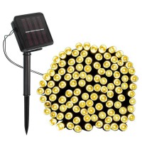 Modern Home Solar Led String Lights - 100Ct Warm White