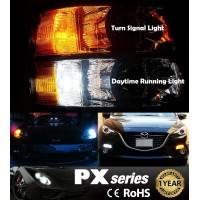 Jdm Astar Extremely Bright Px Chipsets White/Yellow 3157 3155 3457 4157 Switchback Led Bulbs For Turn Signal Lights