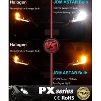 Jdm Astar Extremely Bright Px Chipsets White/Yellow 3157 3155 3457 4157 Switchback Led Bulbs For Turn Signal Lights