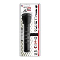 Maglite Ml300Lx Led 2-Cell D Flashlight, Matte Black