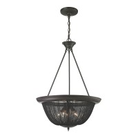 Pesaro 5 Light Pendant In Oil Rubbed Bronze