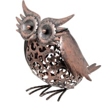 Smart Garden Outdoor Solar Led Garden Light Owl Design, Changing Colour