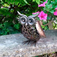 Smart Garden Outdoor Solar Led Garden Light Owl Design, Changing Colour