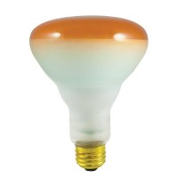 Bulbrite 242075 75Br30A 75-Watt Br30 Reflector, Medium Base, Dark Amber (Pack Of 24)