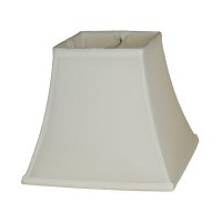 Urbanest Square 525X9X8 Softback Bell Lampshade Bright White Faux Silk Spider