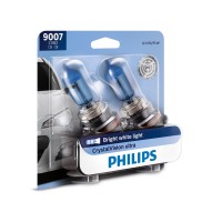 DescriptionPhilips CrystalVision ultra is for drivers seeking to personalize their vehicles With CrystalVision ultra drivers enjoy a look that is unmatched in a DOT compliant bulb CrystalVision ultra provides a bright white light on the road at night whil