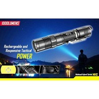 Nitecore Mh12 Multitask Hybrid 1000 Lm Rechargeable Flashlight, Black