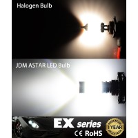 Jdm Astar Bright White 144-Ex Chipsets 2504 Psx24W Led Fog Light Bulbs With Projector