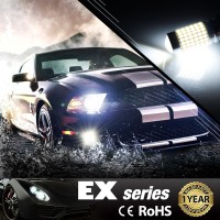 Jdm Astar Bright White 144-Ex Chipsets 2504 Psx24W Led Fog Light Bulbs With Projector