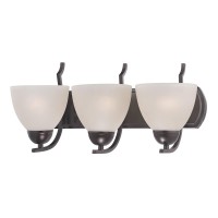 Kingston 3 Light Bath Bar In Oil Rubbed Bronze