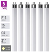 F13T5Ww - T5 21 Inch Under Counter Fluorescent Bulbs Warm White 3000K 13-Watt F13T5/Ww 21