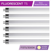 F13T5Ww - T5 21 Inch Under Counter Fluorescent Bulbs Warm White 3000K 13-Watt F13T5/Ww 21