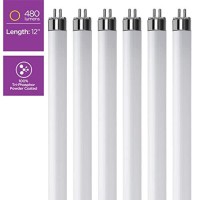 (Pack Of 6) F8T5/Ww - T5 Fluorescent 3000K Warm White - 8 Watt - 12