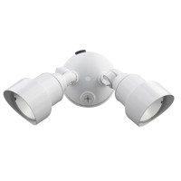 Acclaim Lfl2Wh Led Floodlights Collection 2-Light Outdoor Light Fixture, Gloss White