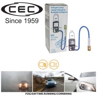 H3 55W Bulb Product Details H3 Halogen bulb 12V 55W T325 shape C6 filament Standard PK22S Base Legal for onroad use Lights should be replaced in pairs for optimal performance CEC Industries Ltd is an OE Original Equipment Manufacturer with proven reliabil