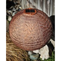 Allsop 31406 Soji Stella Market Handmade Led Outdoor Solar Lantern 12X12 Copper