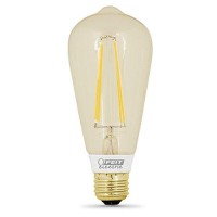 Original� Vintage Exposed Filament Clear Glass Soft White (2100K) Dimmable St19 Led Light Bulb (Bpst19/Led)