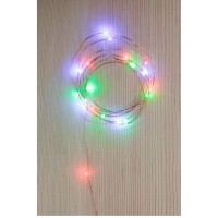 Kikkerland String Lights, Battery Operated, Multicolor