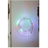 Kikkerland String Lights, Battery Operated, Multicolor