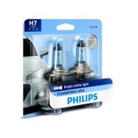 Philips CrystalVision ultra is for drivers seeking to personalize their vehicles With CrystalVision ultra drivers enjoy a look that is unmatched in a DOT compliant bulb CrystalVision ultra provides a bright white light on the road at night while its bluec