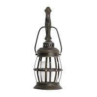 Deco 79 Metal Pillar Wall Sconce With Lantern Style, 7