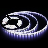 Supernight Dc12V 5M 16.4Ft Cool White 5050Smd 300Led Waterproof Flexible Led Light Strip Lamp White Tape Version